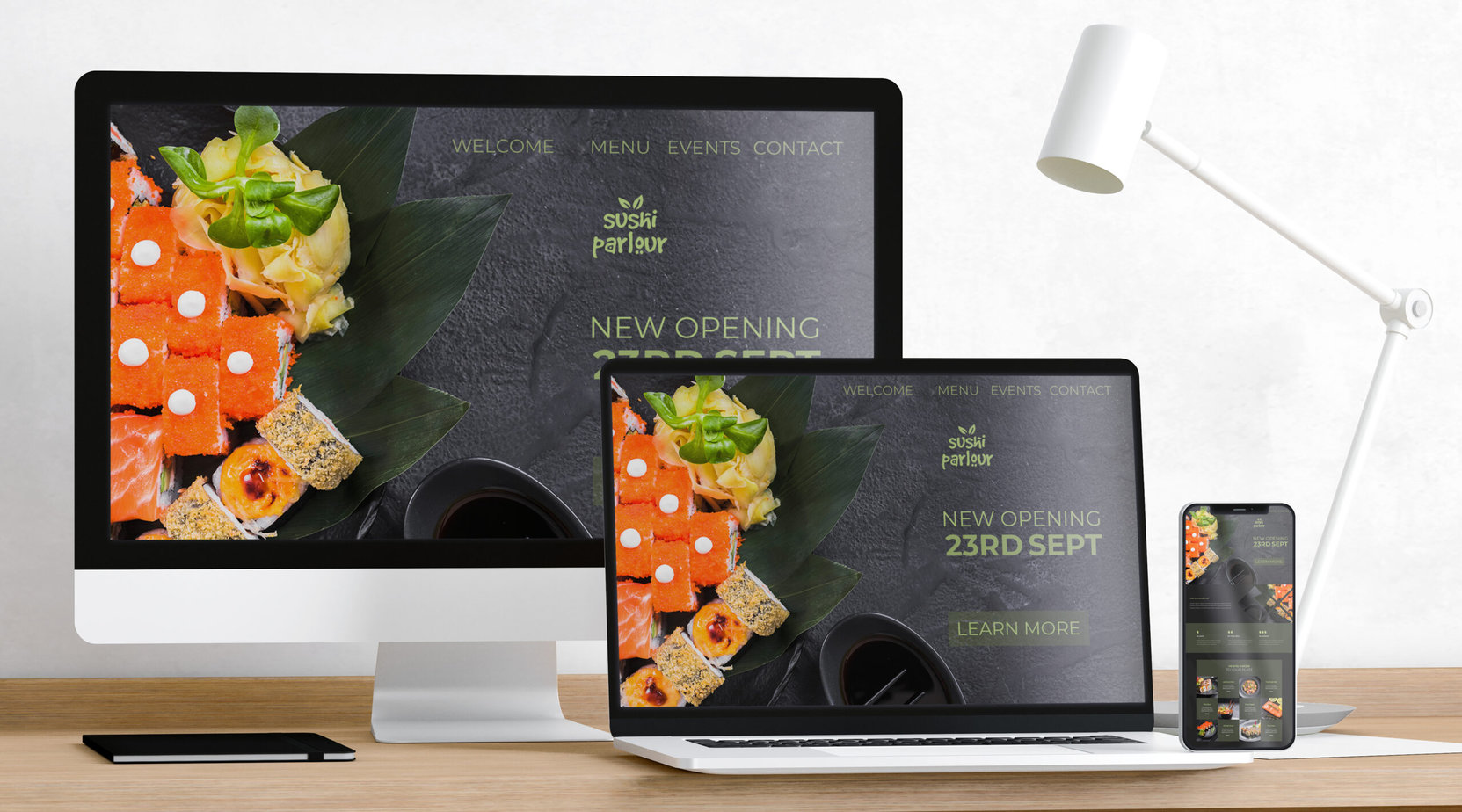 Dine marketers - responsive and professional website